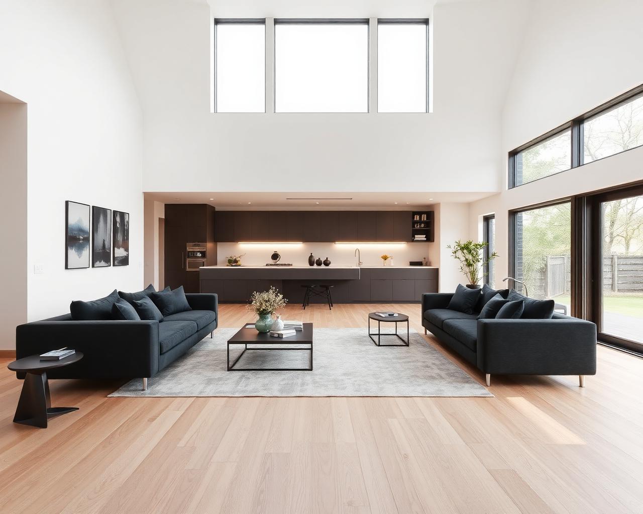Open concept living room